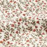 Muslin Quilted Fabric romantic flowers – offwhite/pale berry,  thumbnail number 4