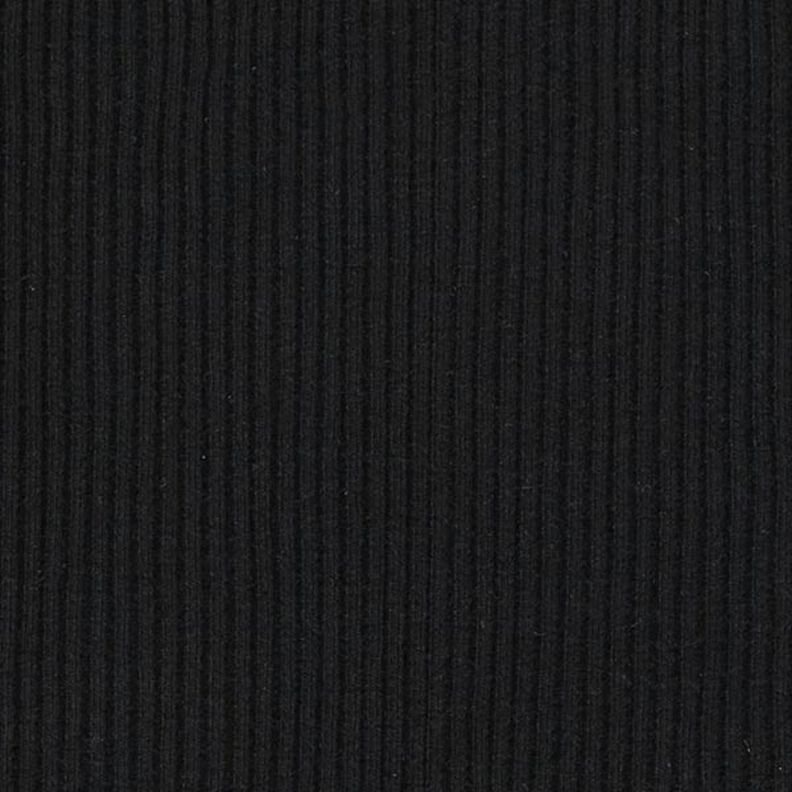 Heavy Hipster Jacket Cuff Ribbing – black,  image number 1