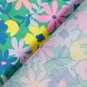 Coated Cotton Pastel Flowers | Poppy Fabrics – grass green/pink,  thumbnail number 5