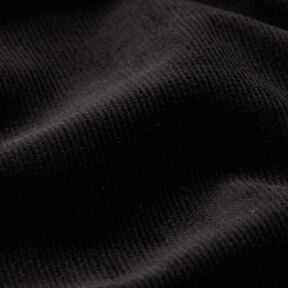 Stretchy fine corduroy – black, 