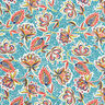 Cretonne Ethnic Leaves – petrol,  thumbnail number 1
