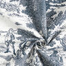 Half Panama Decor Fabric Toile de Jour – navy blue/offwhite,  thumbnail number 3