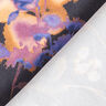 watercolour flowers -viscose blend – midnight blue,  thumbnail number 4