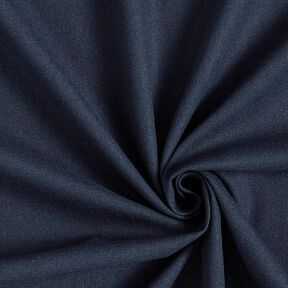 Viscose Linen Blend Plain – navy blue, 