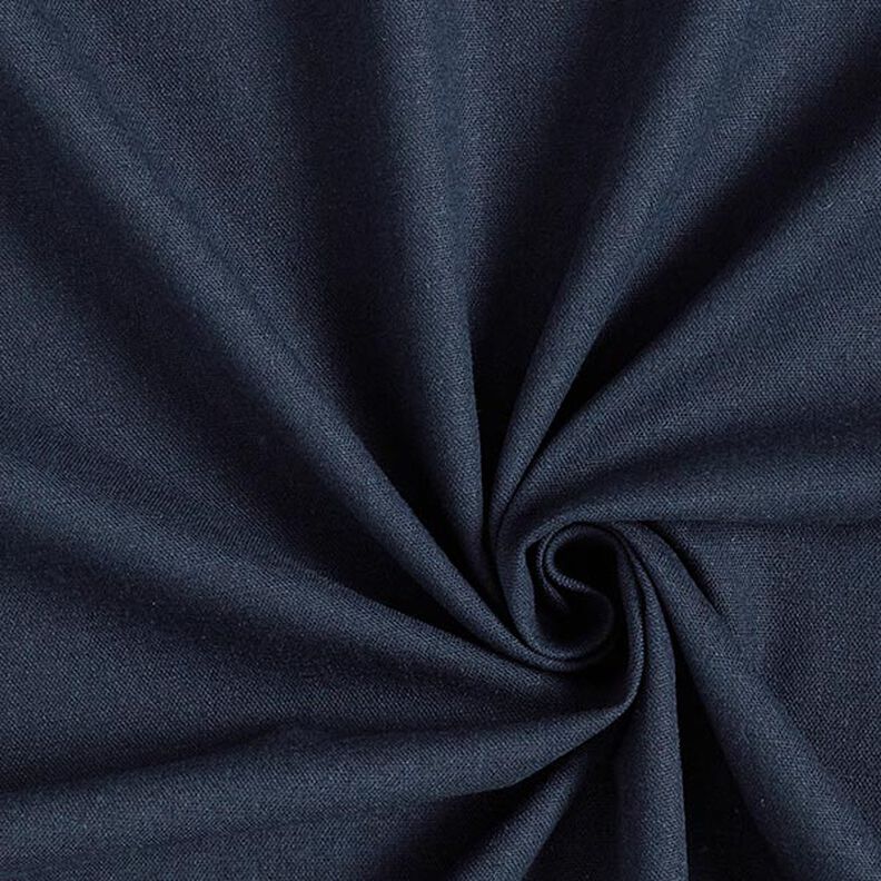 Viscose Linen Blend Plain – navy blue,  image number 1