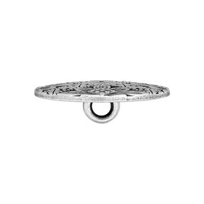 Costume Metal Button 1 – silver metallic, 
