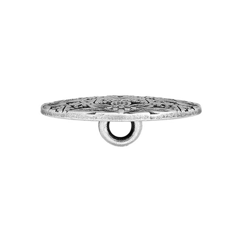 Costume Metal Button 1 – silver metallic,  image number 2