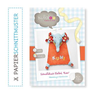 Elephant comforter sewing instructions: "KUMI" paper pattern  | Kullaloo, 