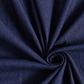 Lightweight stretch denim Recycled – navy blue, 