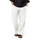 Linen fabric Stretch  – offwhite,  thumbnail number 6