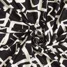 Viscose Jersey scattered diamonds – black/ivory,  thumbnail number 3