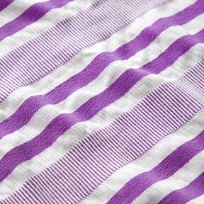 Crushed viscose jersey – white/lilac, 