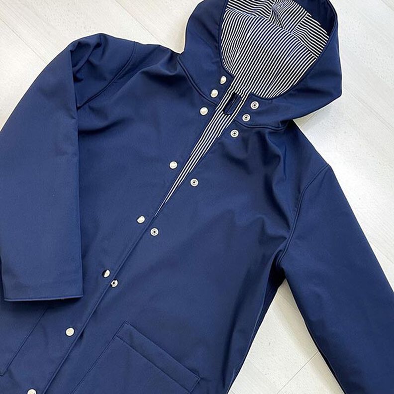 FRAU KARO - lined hooded parka with patch pockets, Studio Schnittreif | XS - XXL,  image number 11
