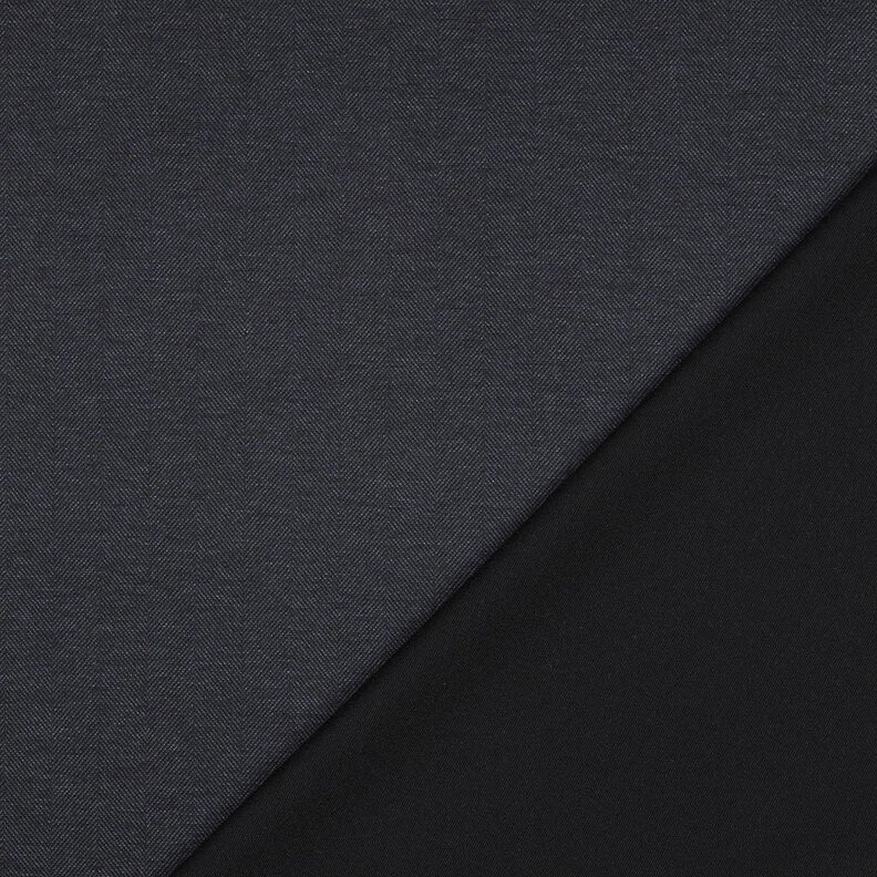 Romanit Jersey Herringbone – blue-black, image number 3