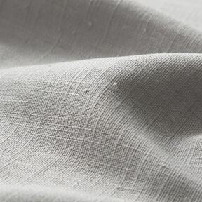 Linen fabric Ramie mix medium – silver, 