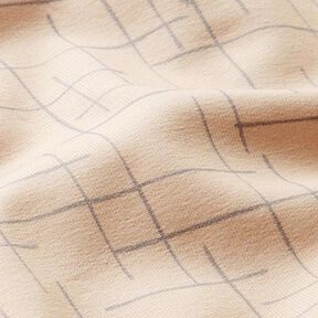 Broken Check French Terry – cashew, 