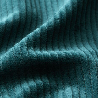 Chunky Corduroy pre-washed Plain – petrol, 