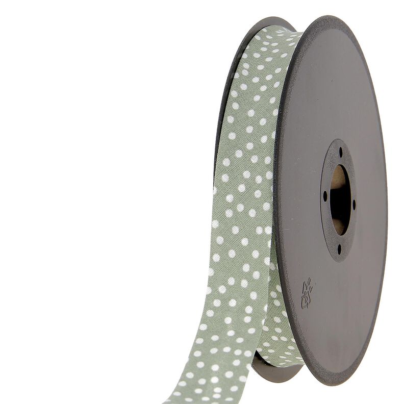 Bias binding scattered dots [20 mm] – light khaki,  image number 2