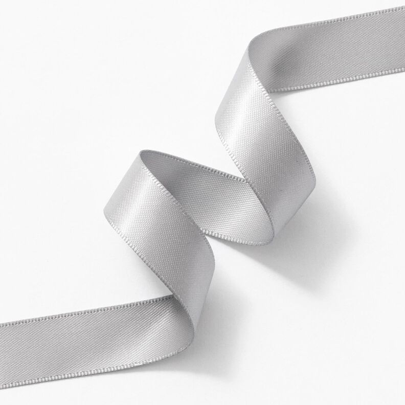 Satin Ribbon [15 mm] – light grey,  image number 3