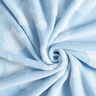 Cosy Fleece Stars and Flowers – light blue,  thumbnail number 3