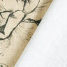 Decor Fabric Half Panama Sketched Flowers – anemone/black,  thumbnail number 4