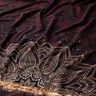 Cotton JerseyBorder Fabric Mandala with gold speckles | Glitzerpüppi – black brown/gold,  thumbnail number 2