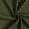 Glitter droplets viscose fabric – dark green,  thumbnail number 4