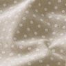 Decor Fabric Half Panama classic dots – natural/white,  thumbnail number 2