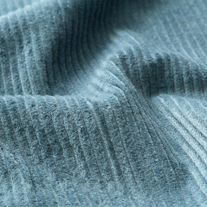 Stretchy wide corduroy – dove blue,  image number 2