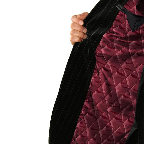 Quilted lining rhombus – burgundy,  image number 8