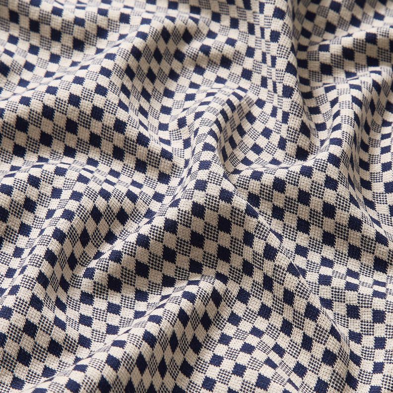 Ponte Roma Jersey Mini diamonds – light beige/navy blue,  image number 2