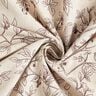 Decor Fabric Half Panama Songbirds – natural/burgundy,  thumbnail number 3