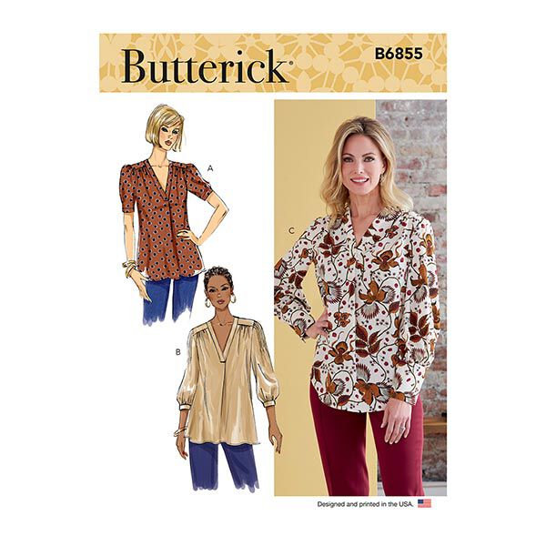 Top | Butterick 6855 | 32-50,  image number 1