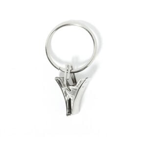 Rings with Clips, 10 pieces – silver metallic | Prym, 