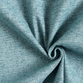 Upholstery Fabric Chenille Mottled &ndash; light petrol/silver grey | Remnant 50cm, 