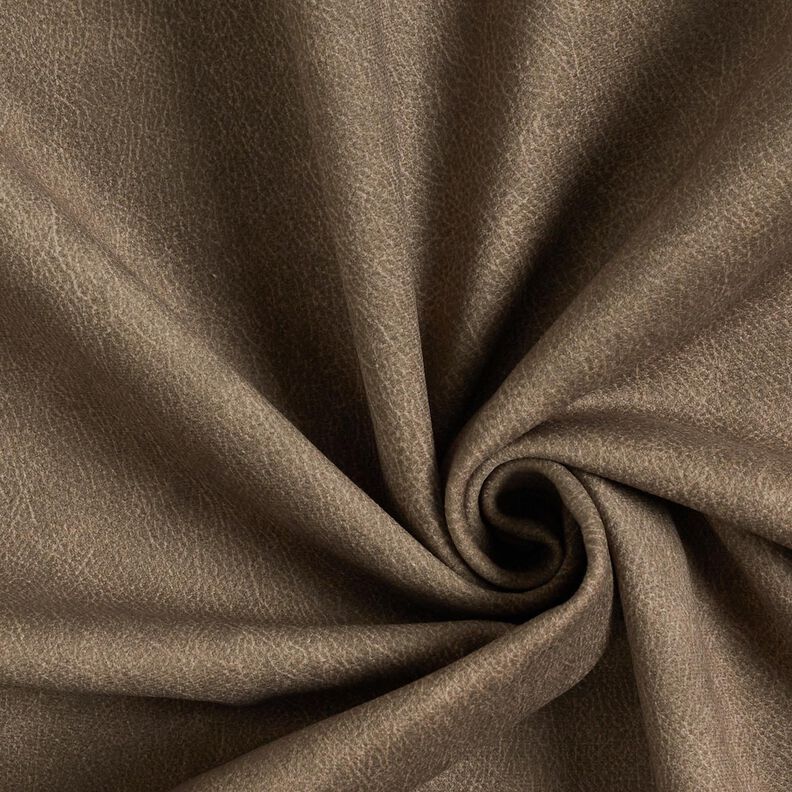 Upholstery Fabric Velvet look – dark taupe, image number 1