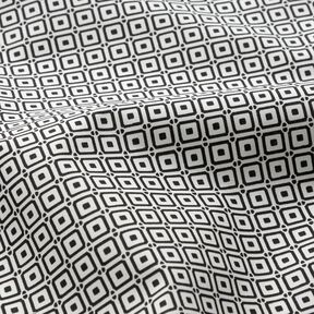 Shirt fabric square – black/white | Remnant 90cm, 