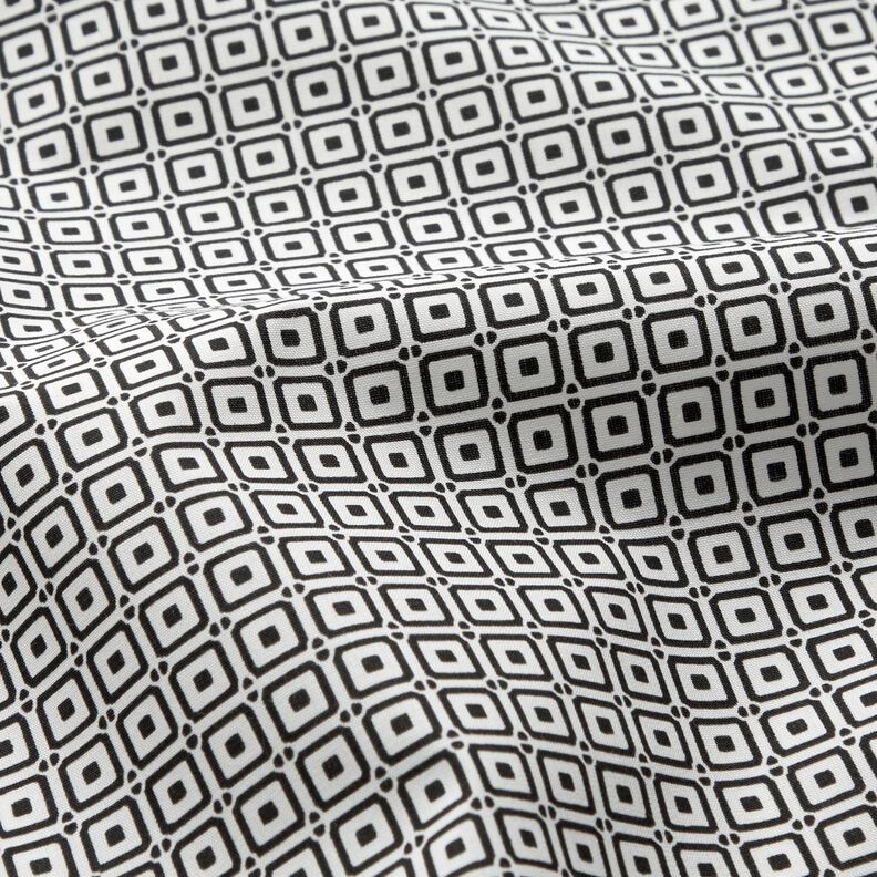 Shirt fabric square – black/white, image number 2