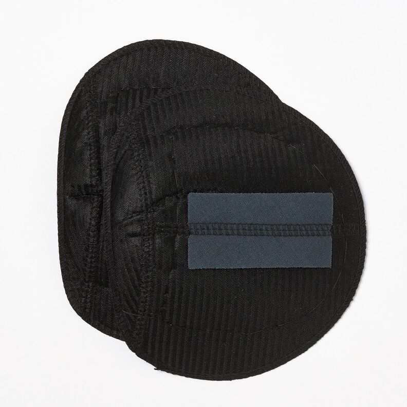 Shoulder pads for coats & jackets [17 x 14,5 cm] | YKK – black,  image number 1