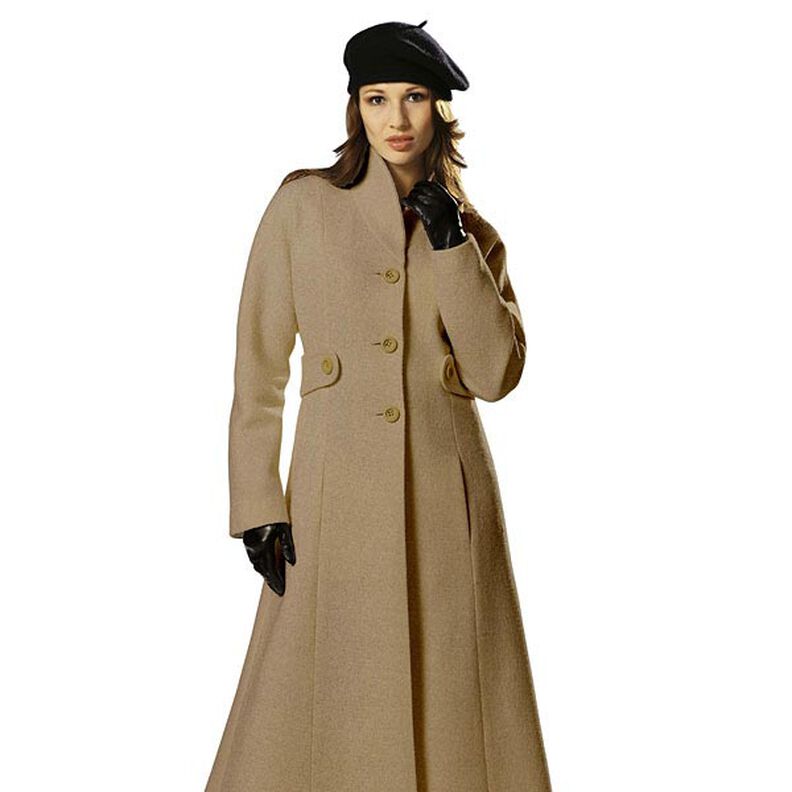 Fulled woollen loden – beige,  image number 3