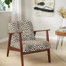 Upholstery Fabric Jacquard Leo – cream/anemone,  thumbnail number 5