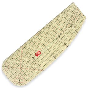 Ironing ruler [30 x 10 cm] | Prym – transparent, 