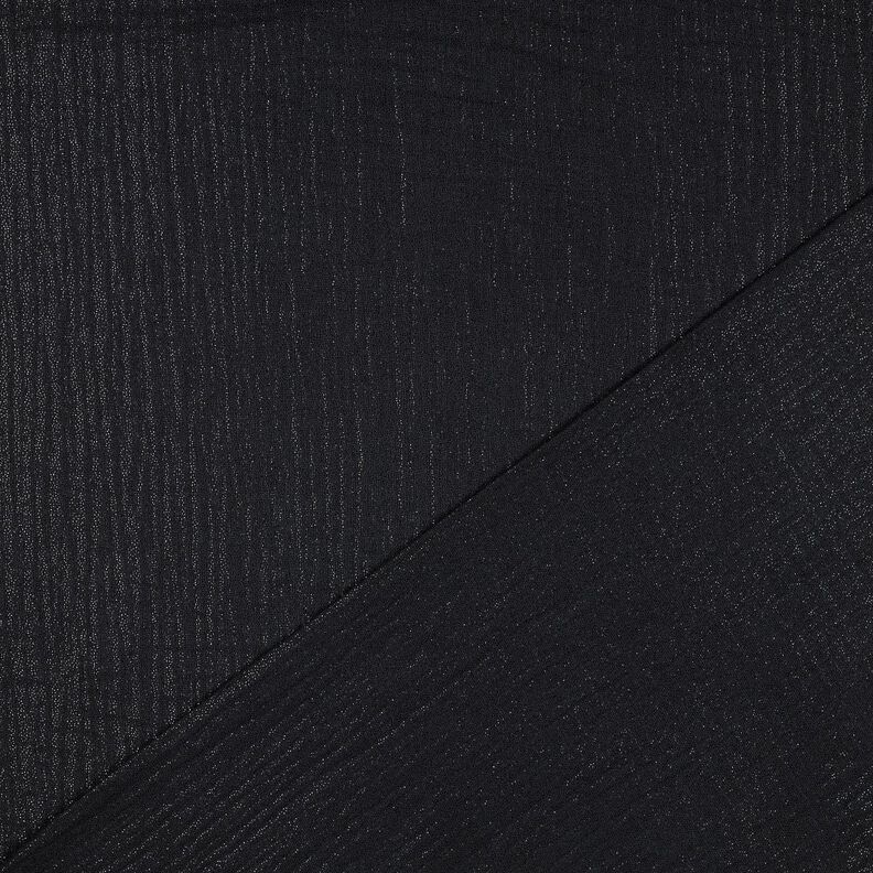 Double Gauze/Muslin Fine Glitter Dots | Poppy Fabrics – black,  image number 3