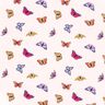 Cotton Jersey colourful butterfly – offwhite,  thumbnail number 1