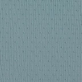 Double Gauze/Muslin dobby – steel blue, 