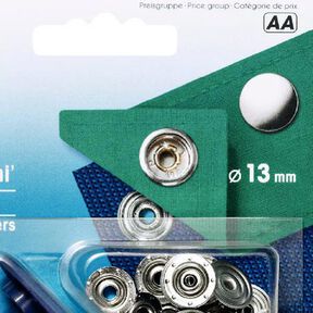 Sport Mini Press Fasteners [Ø 13mm] - silver metallic| Prym, 