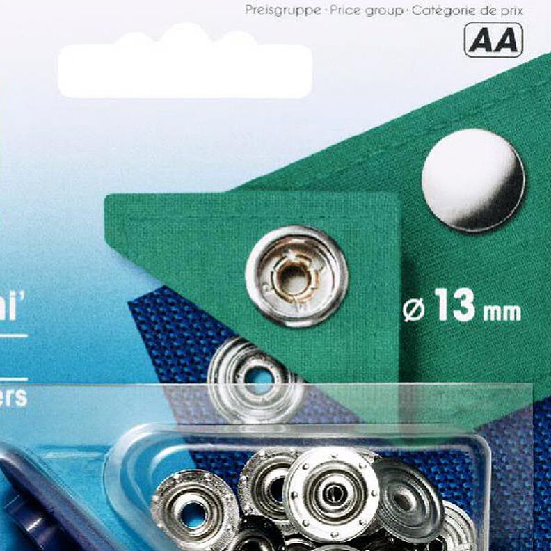Sport Mini Press Fasteners [Ø 13mm] - silver metallic| Prym,  image number 2