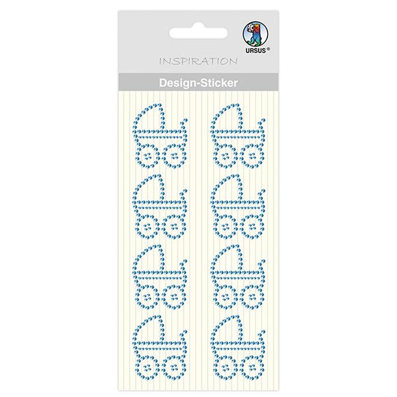 Baby Boy Design Stickers [ 8 pieces ] – blue,  image number 1