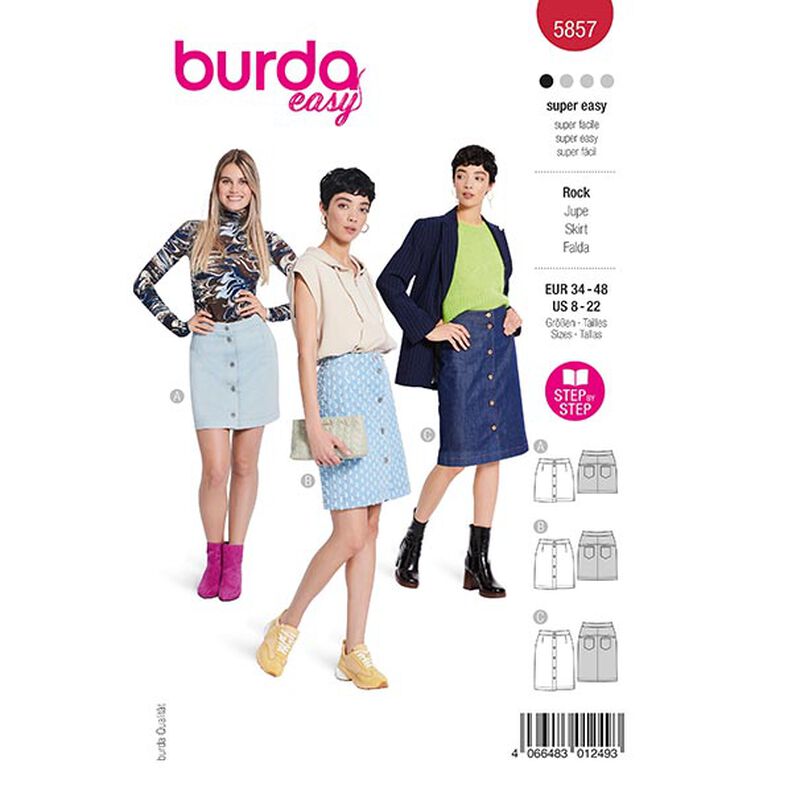 Skirt | Burda 5857 | 34-48,  image number 1