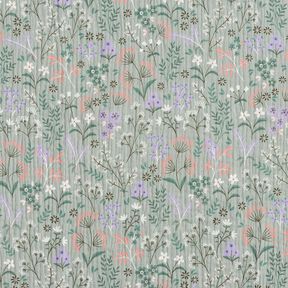 GOTS Double Gauze/Muslin Spring flower meadow | Poppy Fabrics – reed, 